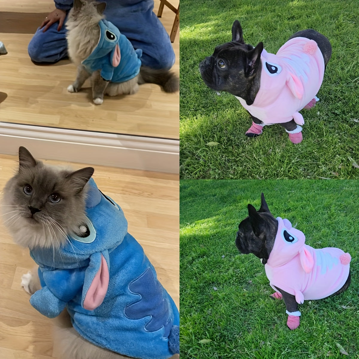 Halloween Christmas Pet Hoodie Costume for Dogs and Cats