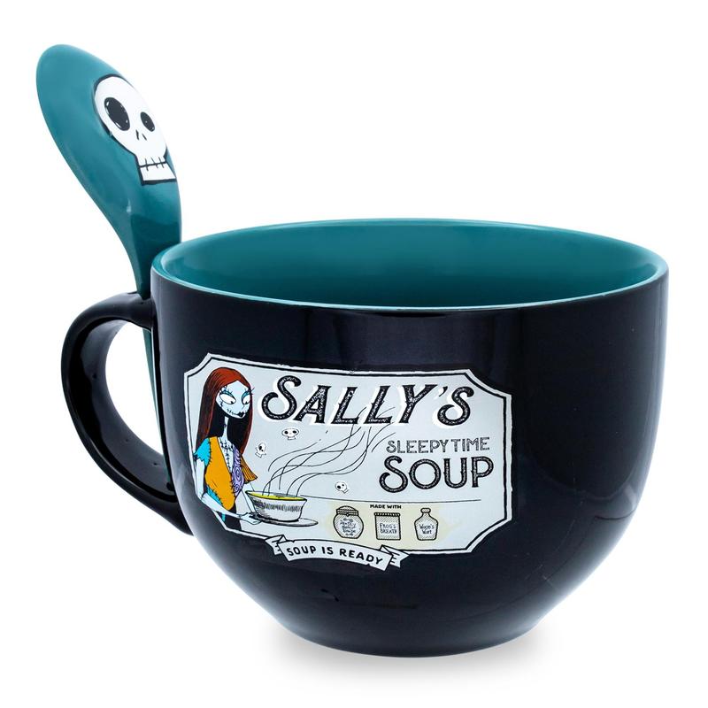 Silver Buffalo Disney The Nightmare Before Christmas "Sally's Sleepy Time" Ceramic Soup Mug
