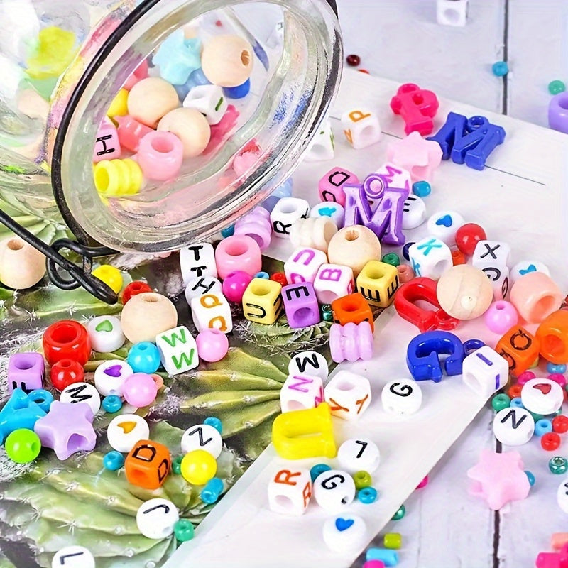 PHCOO DIY Jewelry Making Kit Beading Set Elastic Rope Tool