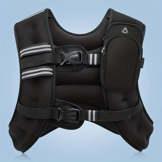 Yiguasu Weighted Vest With Reflective Stripe For Running And Training