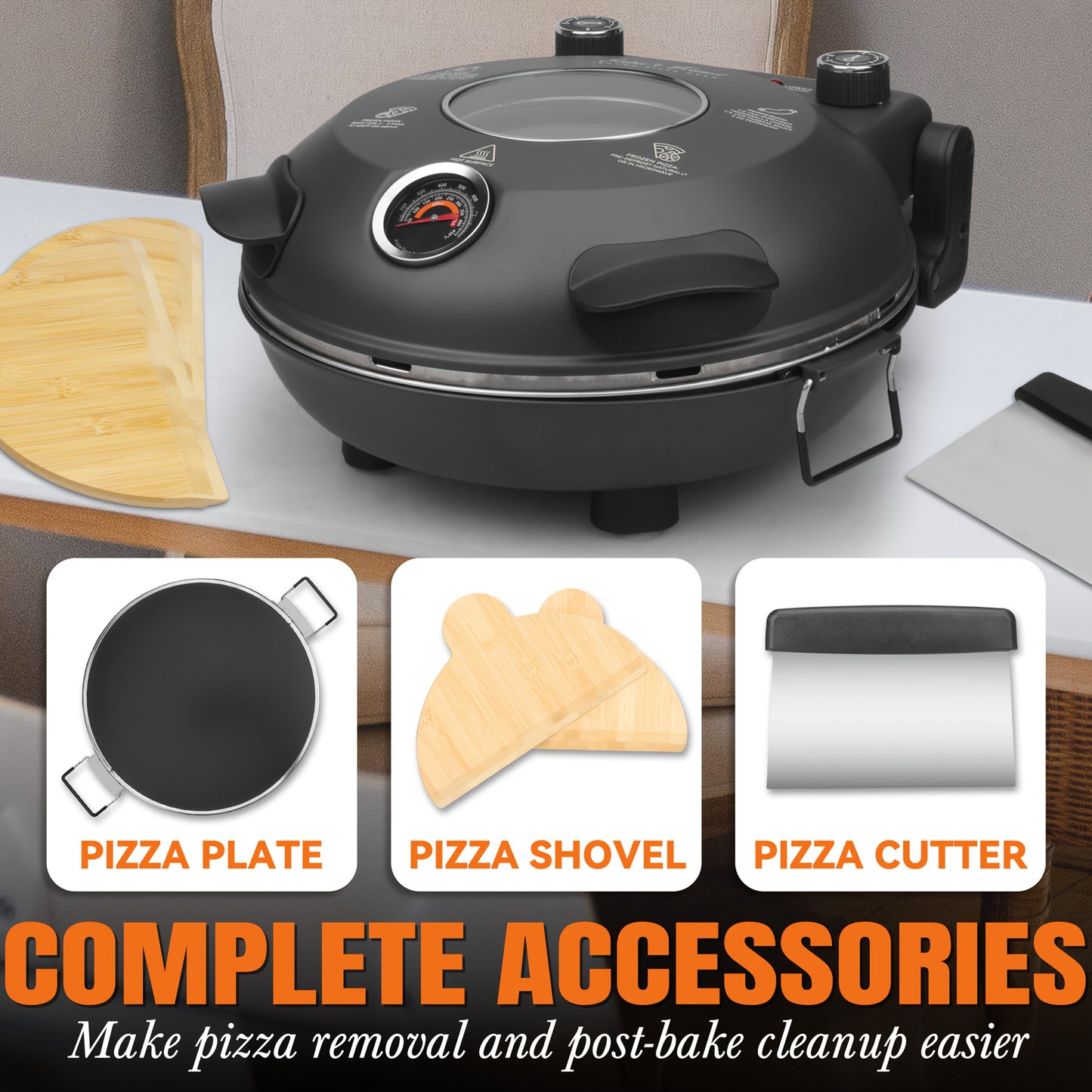 TASTETIDE Electric Quesadilla And Grilled Cheese Maker With Thermostat