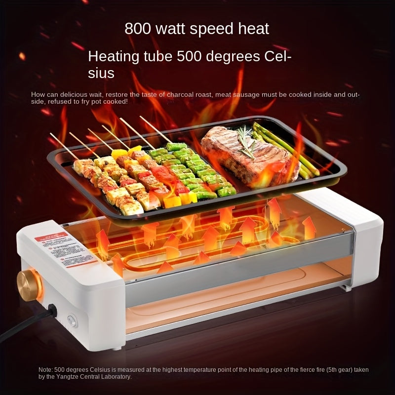 Non-Stick 4-In-1 Sausage Grill With Silicone Accessories