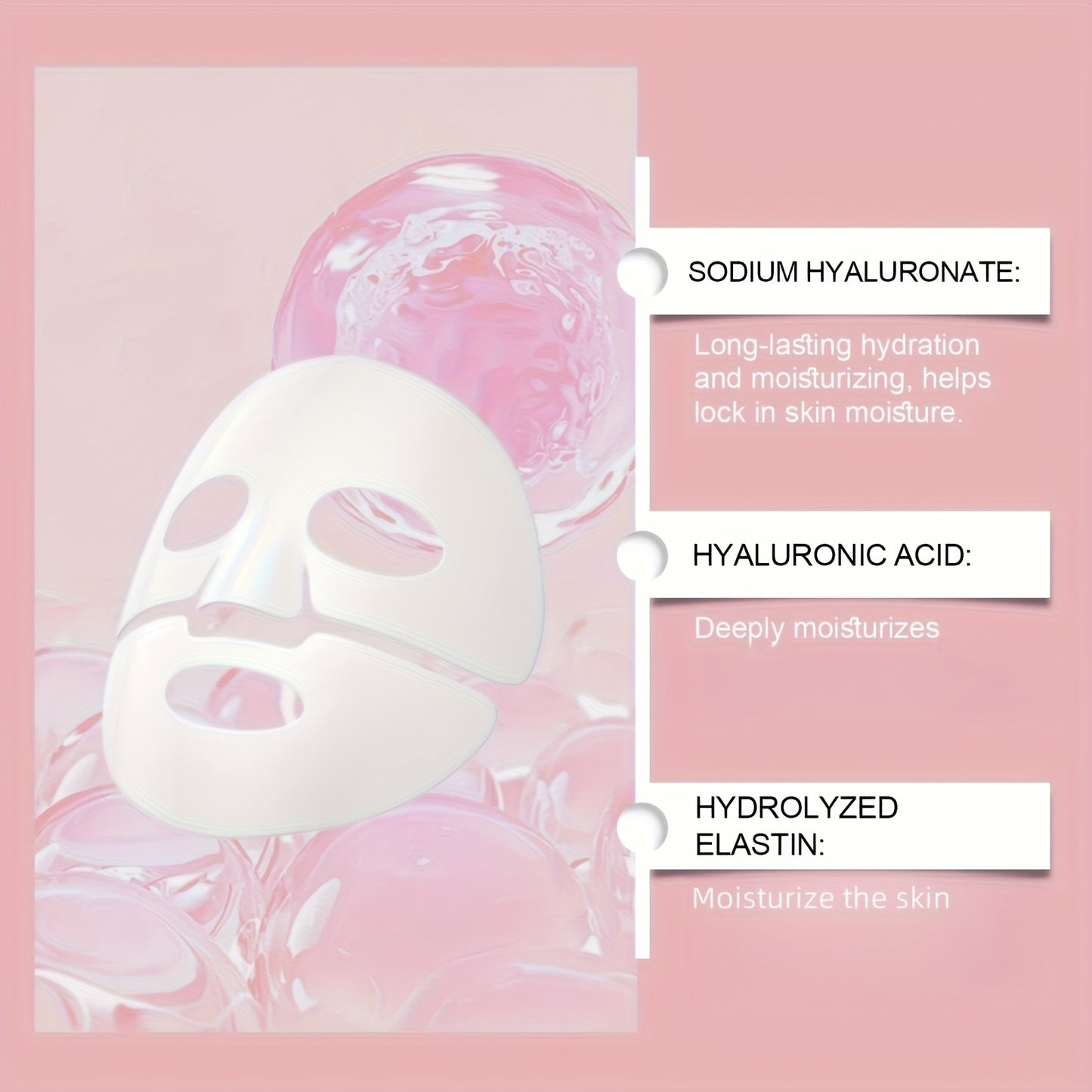 Korean Collagen Mask Set With Hyaluronic Acid, 16 Sheets - Revitalize Mind Body