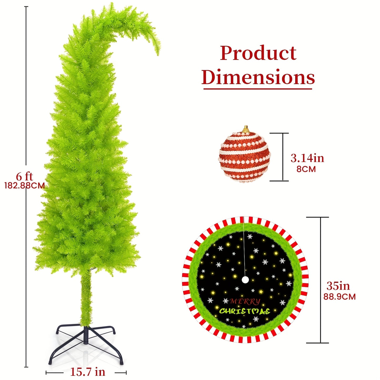 ASPMIZ Christmas Tree Decoration Kit For Window Display