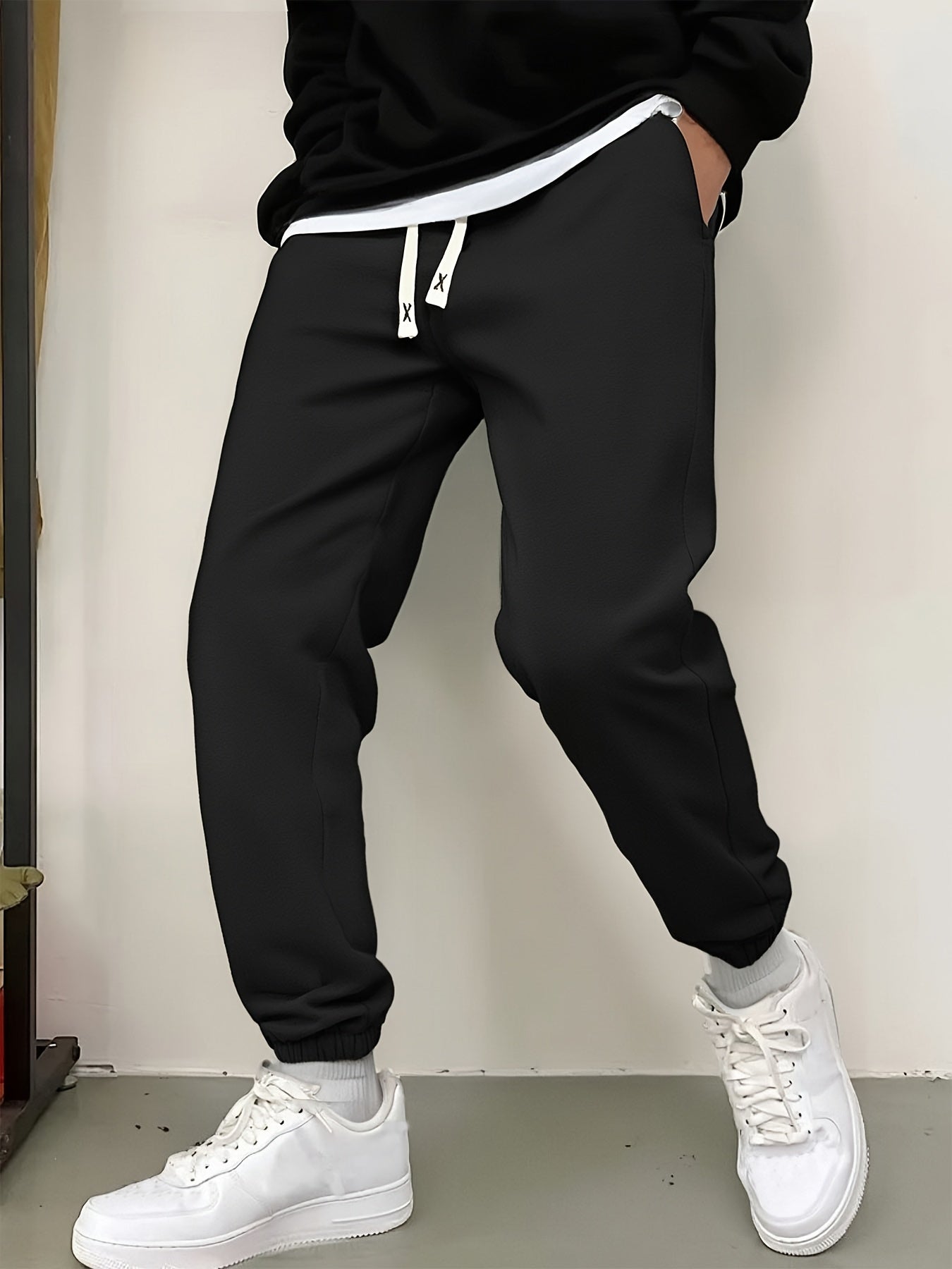5pcs RANDOM Men'S Casual Jogger Pants-Comfortable Sweatpants For Everyday Wear, Workout, Or Lounging-Trendy Elastic Waistband With Drawstring, Pockets, Durable-Breathable Fabric-Perfect For Gym, Running, Or Casual Outings-Ava - Revitalize Mind Body