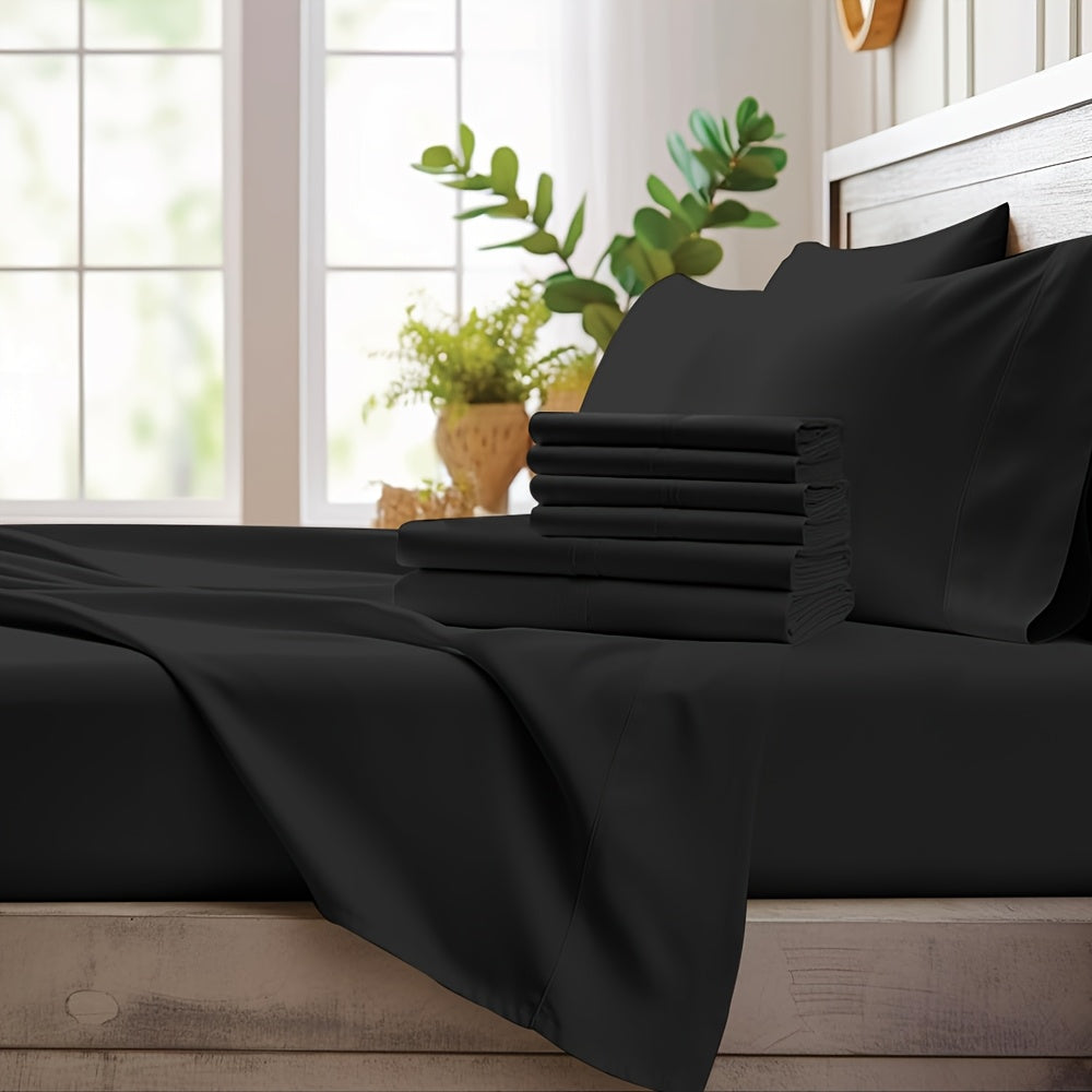 Cooling Bamboo Bed Sheet Set 2000TC Ultra Soft All Season