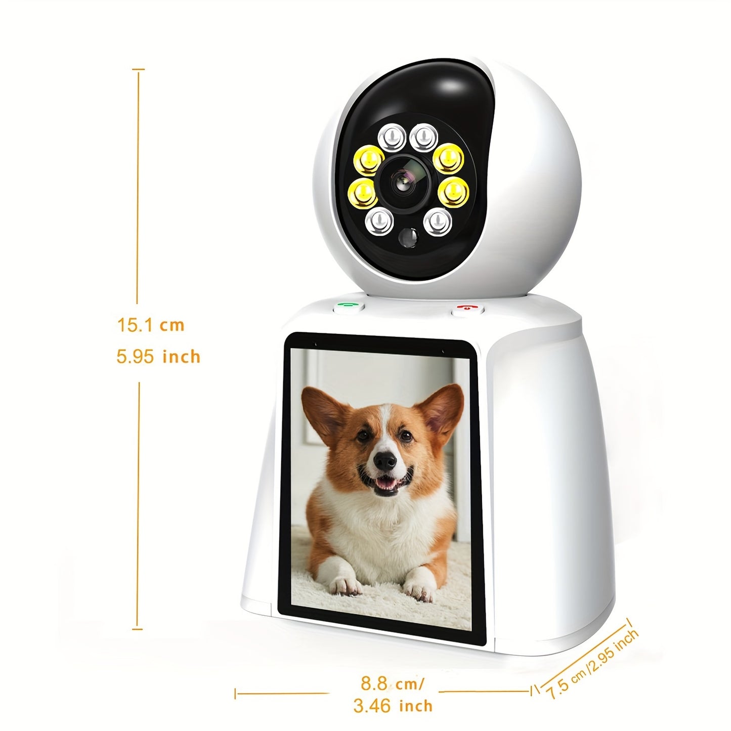 Pet Camera Smart Home Security With 2 Way Talk Indoor