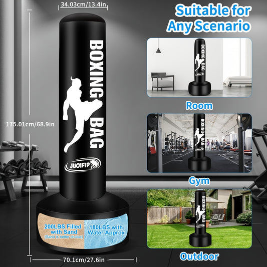 Freestanding Punching Bag With Stand For Adults Training