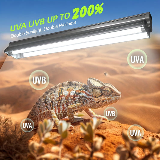 39W T5 UVB Reptile Light Kit ETL Certified With Reflector