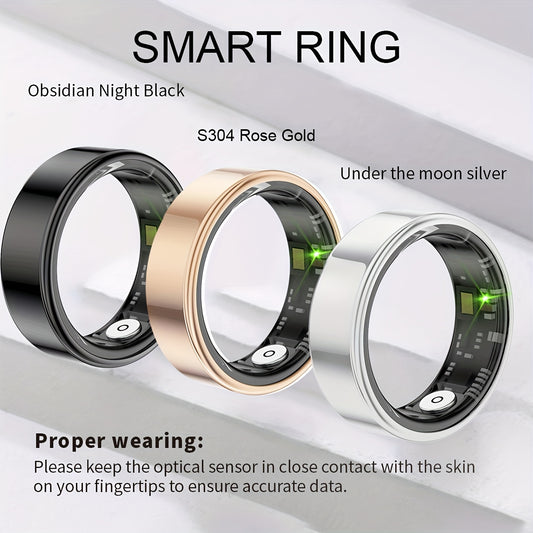 FERTO Smart Ring Activity Fitness Tracker IP68 Waterproof