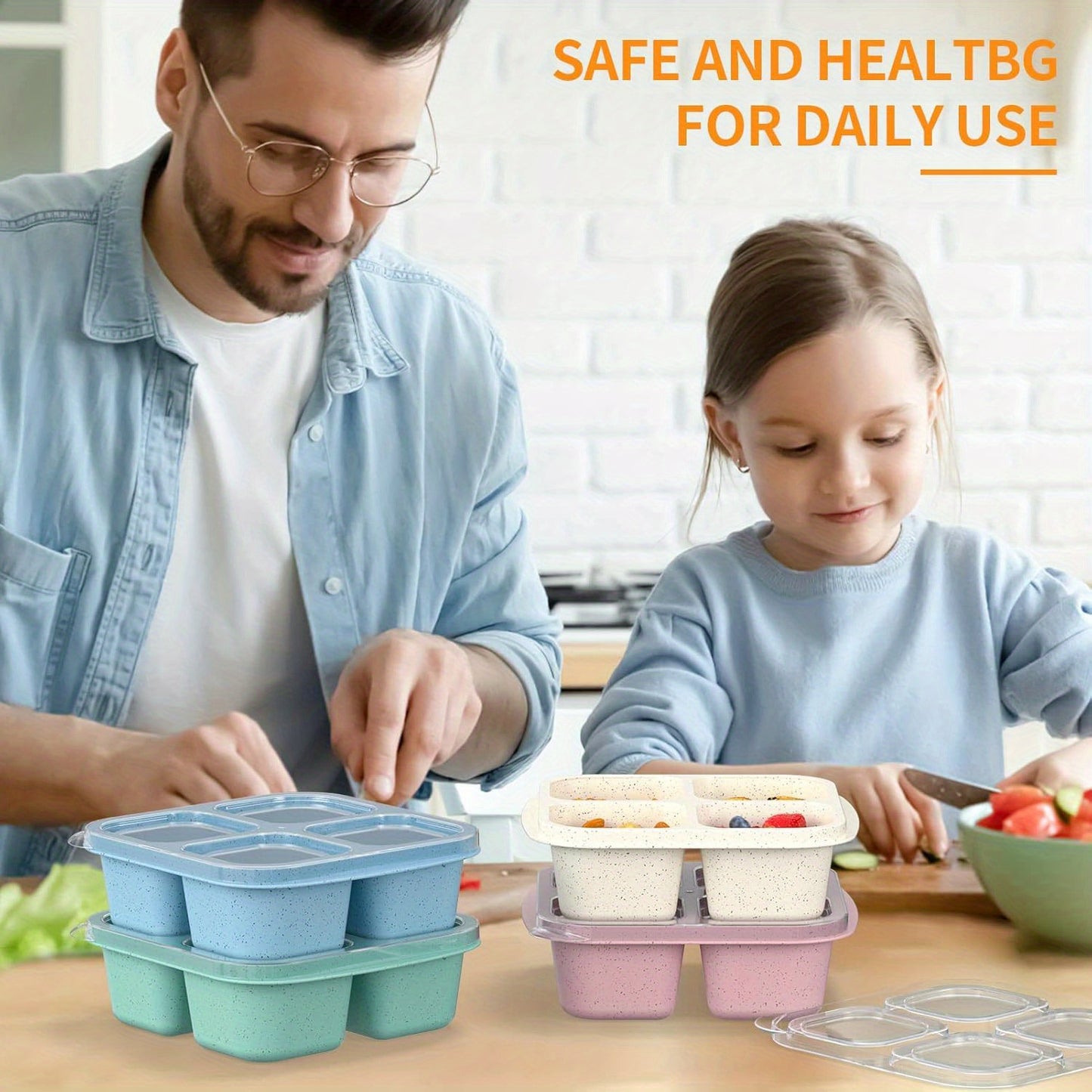 Snack Bento Box Set for Kids by NoEnName