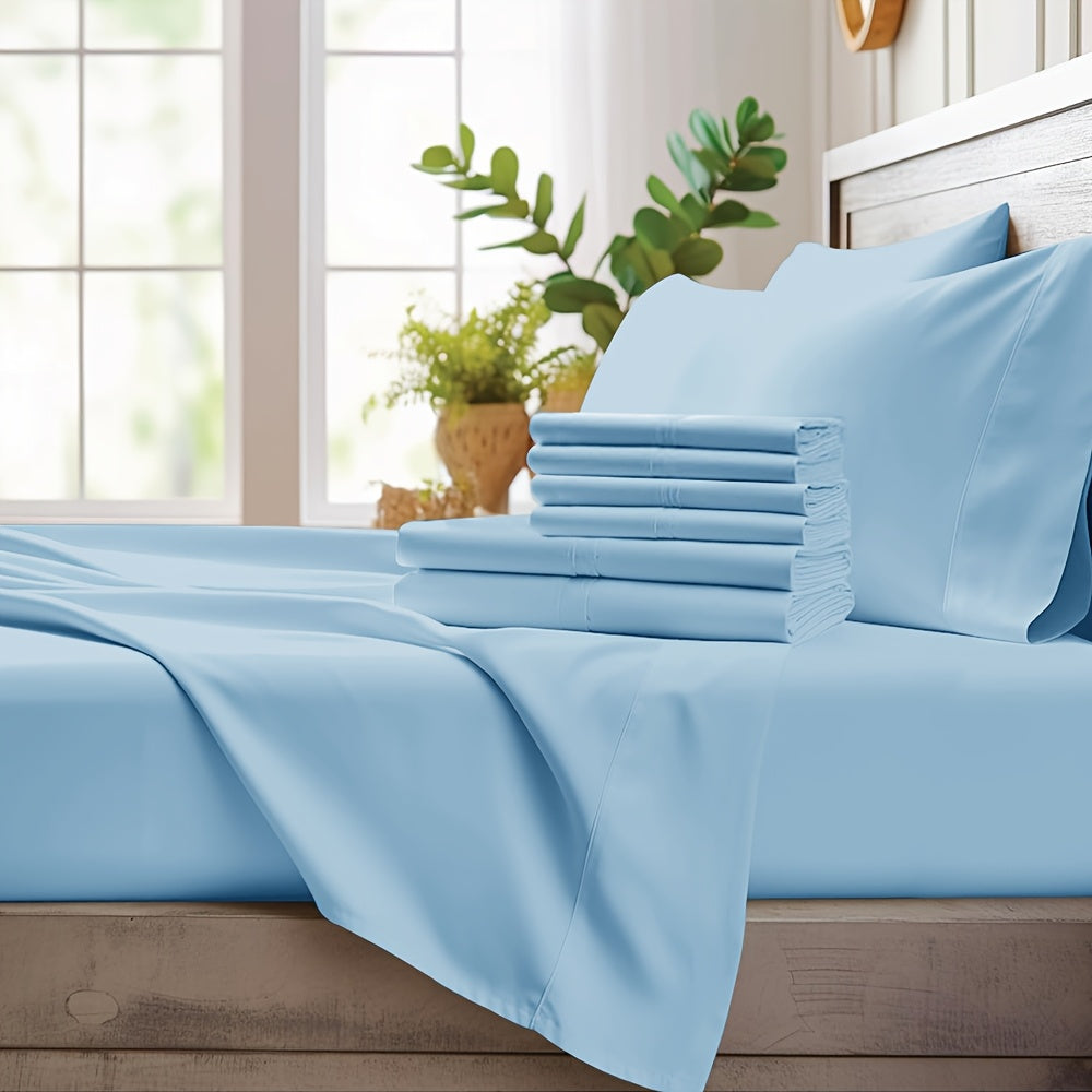 Cooling Bamboo Bed Sheet Set 2000TC Ultra Soft All Season