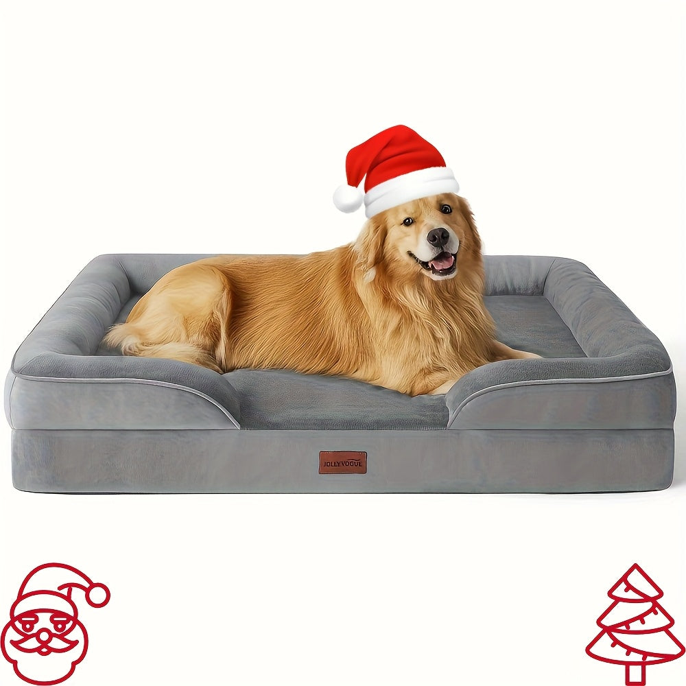 SASTTIE Dog Bed With Detachable Washable Cover And Foam - Revitalize Mind Body