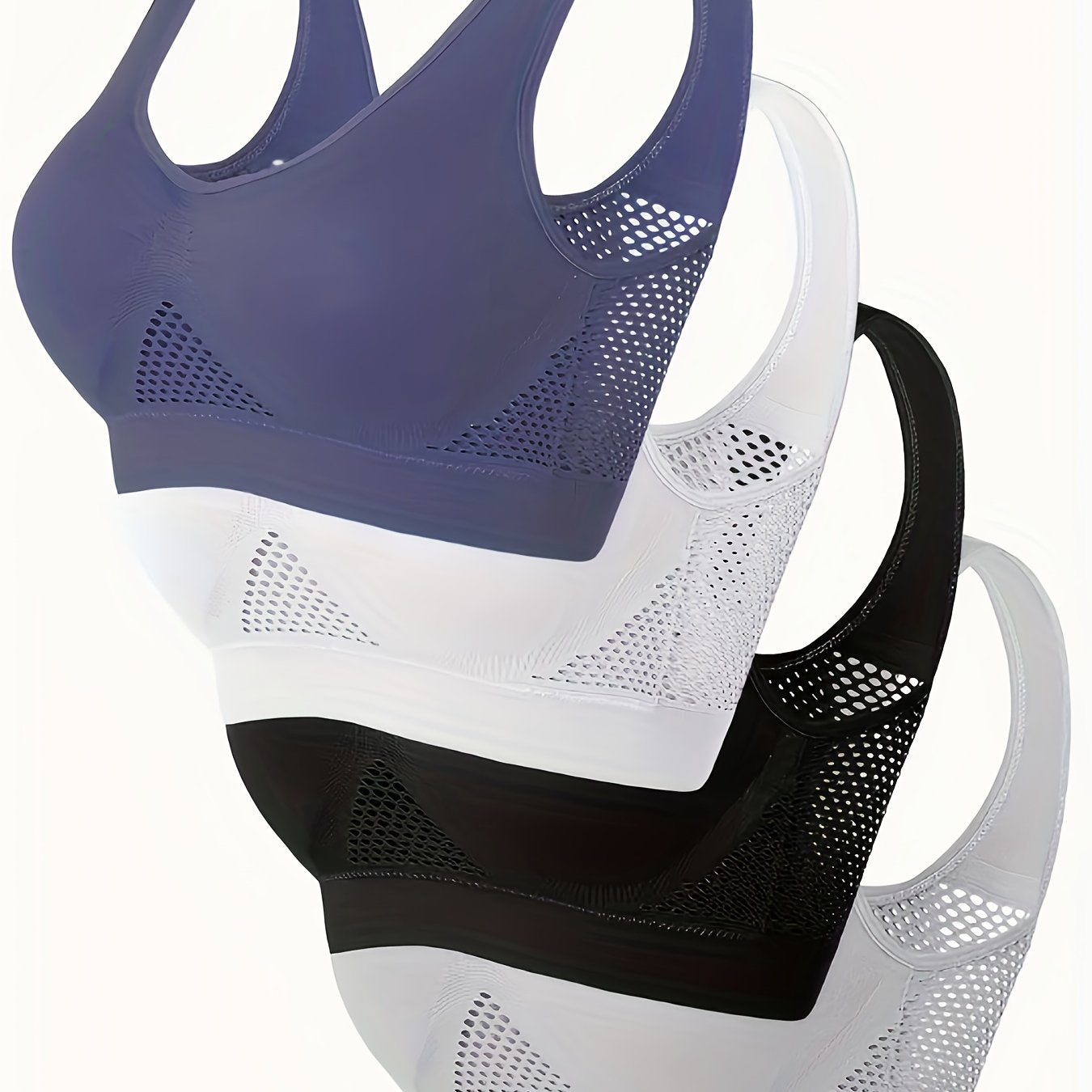 MANNICE Wireless Padded Sports Bras for Yoga and Fitness - Revitalize Mind Body