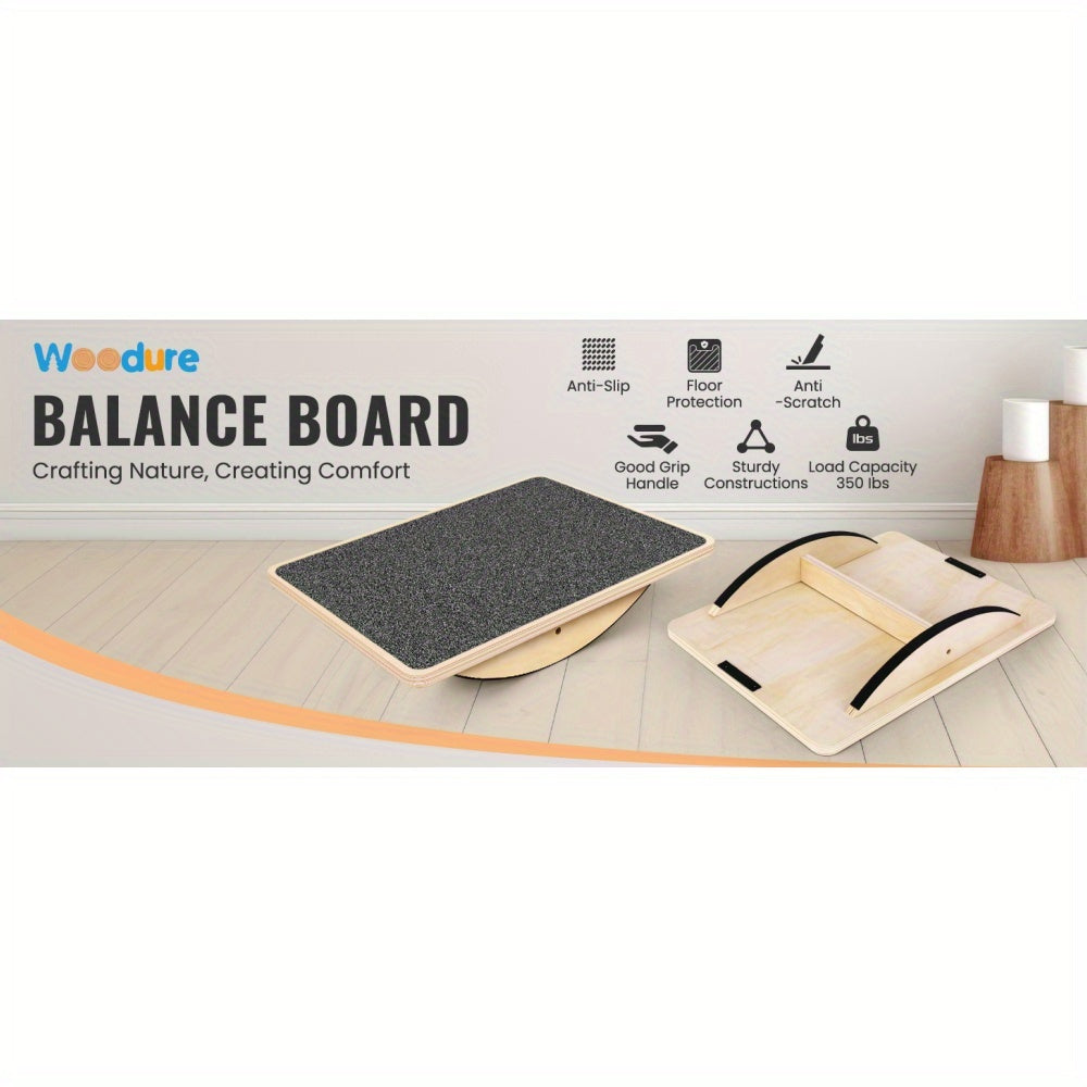 Balance Board Professional Wobble Board For Adults Core Strength - Revitalize Mind Body