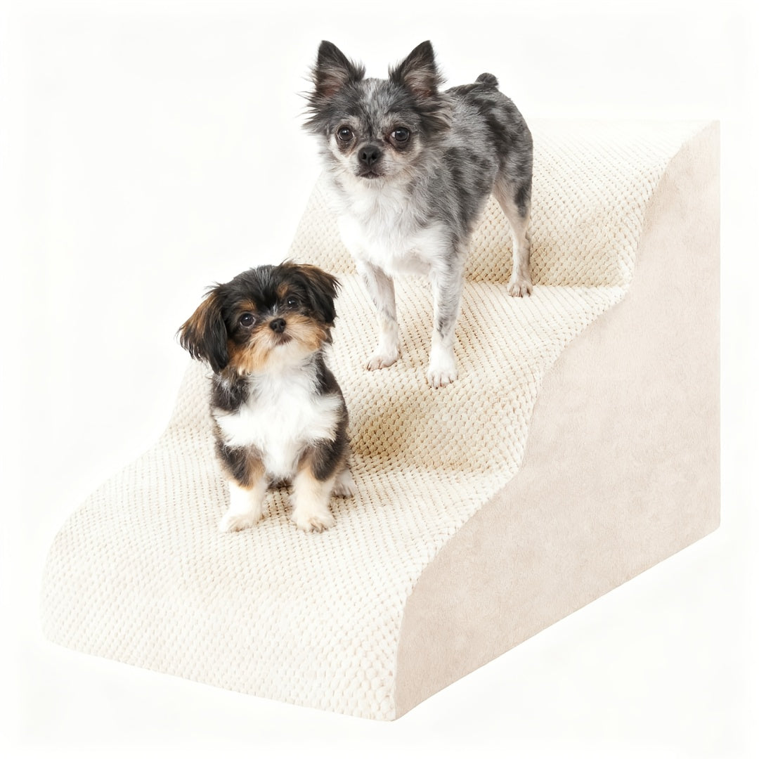 NIUBYA Premier Wide Dog Stairs with Non Slip Bottom