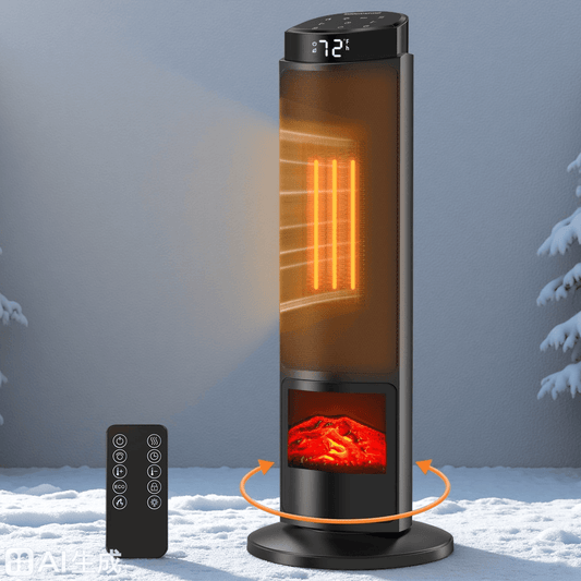 JHKE Indoor Outdoor Heater And Cooler Fan With Remote