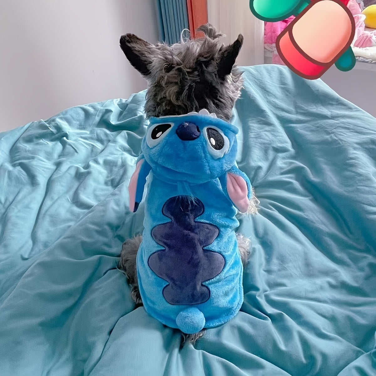Disney Cute Stitch Dog Clothing for Travel and Home