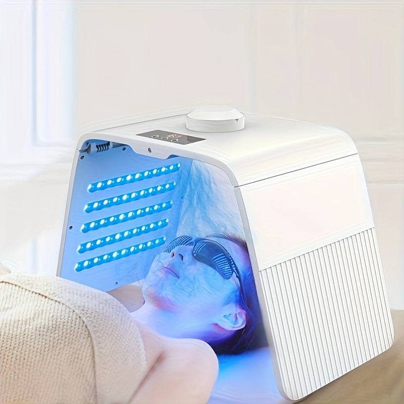 Foldable LED Facial Mask, Skincare Beauty Device For Home Use, Ideal Gift For Women, Mother'S Day Gift - Revitalize Mind Body