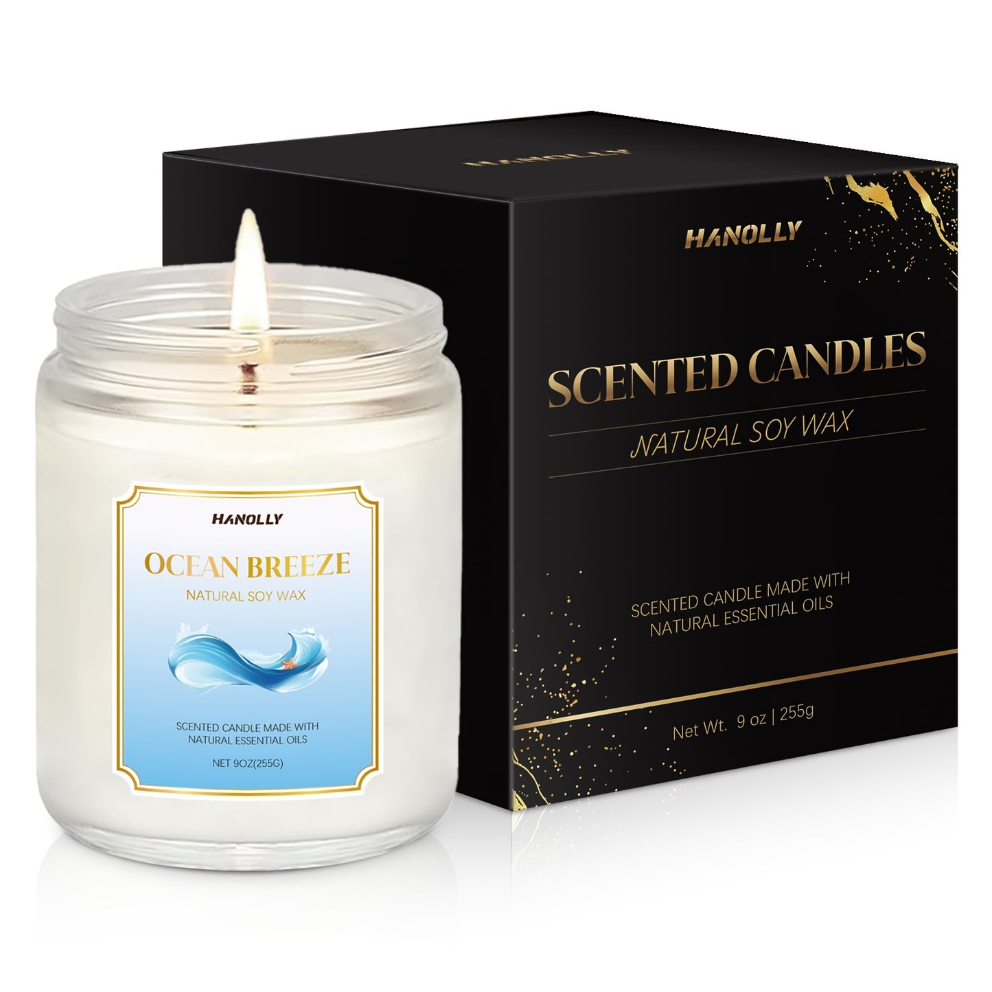 Christmas Scented Candle Gift Set for Holidays and Celebrations