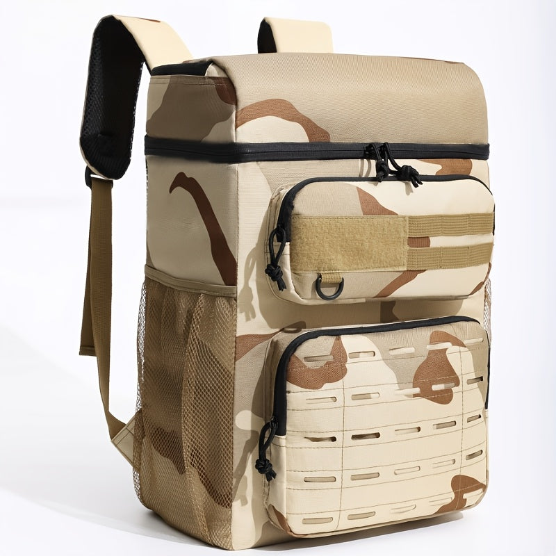 Large Capacity Durable Oxford Cloth High Quality Backpack, Portable Leakproof High Quality Lunch Backpack, Insulated Cooler Backpack with Adjustable Shoulder Straps, Suitable for School, Camping, Picnic And Beach, Durable Fab - Revitalize Mind Body
