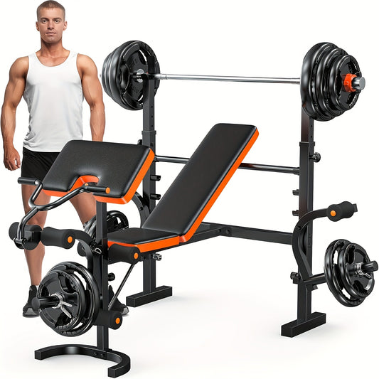 Multi-Purpose Weight Bench Set for Home Gym