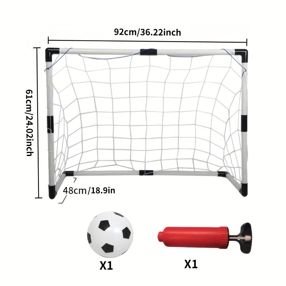 Foldable Soccer Door Frame Net Kit With Detachable Training Equipment