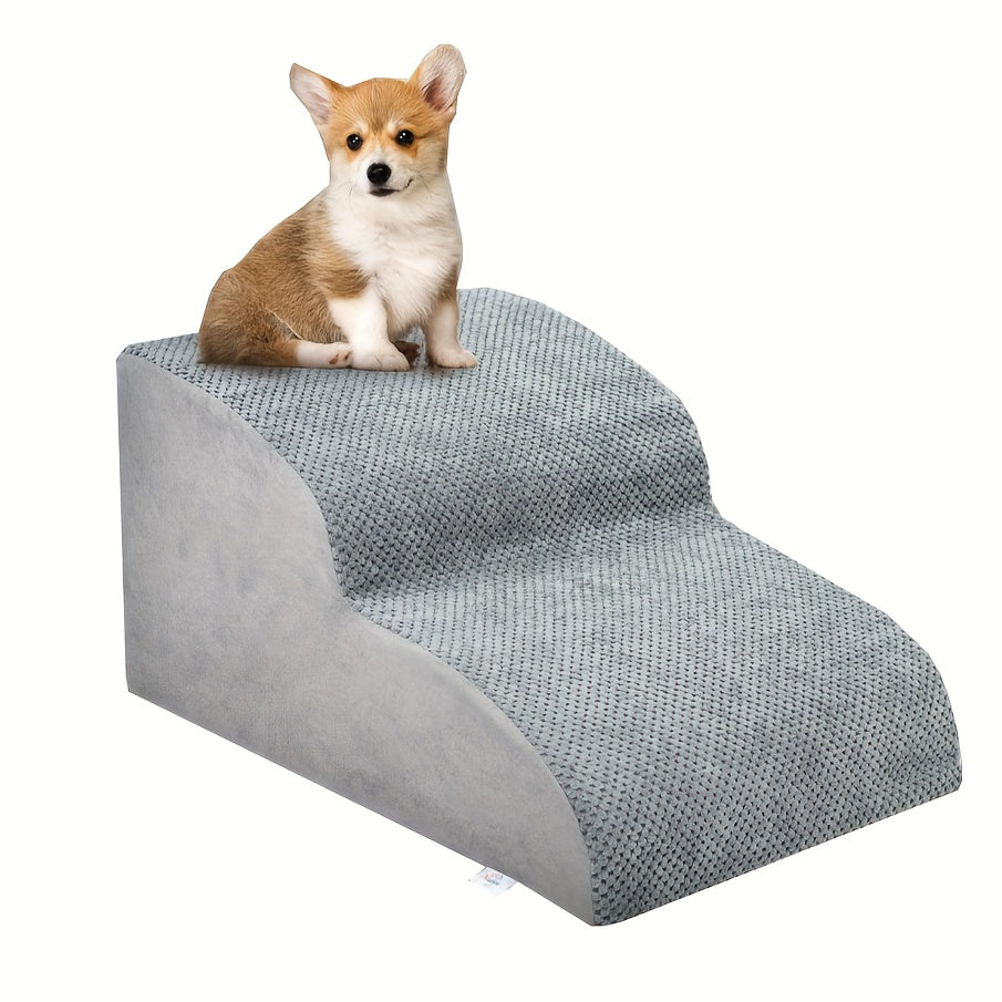 NIUBYA Premier Wide Dog Stairs with Non Slip Bottom