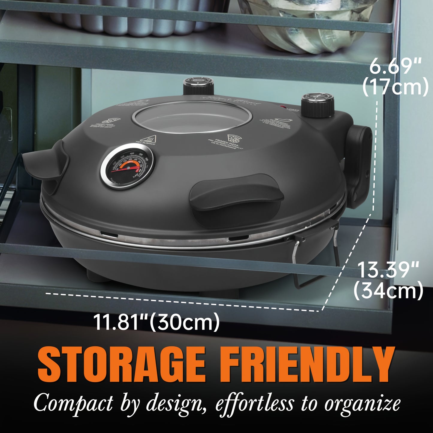 TASTETIDE Electric Quesadilla And Grilled Cheese Maker With Thermostat