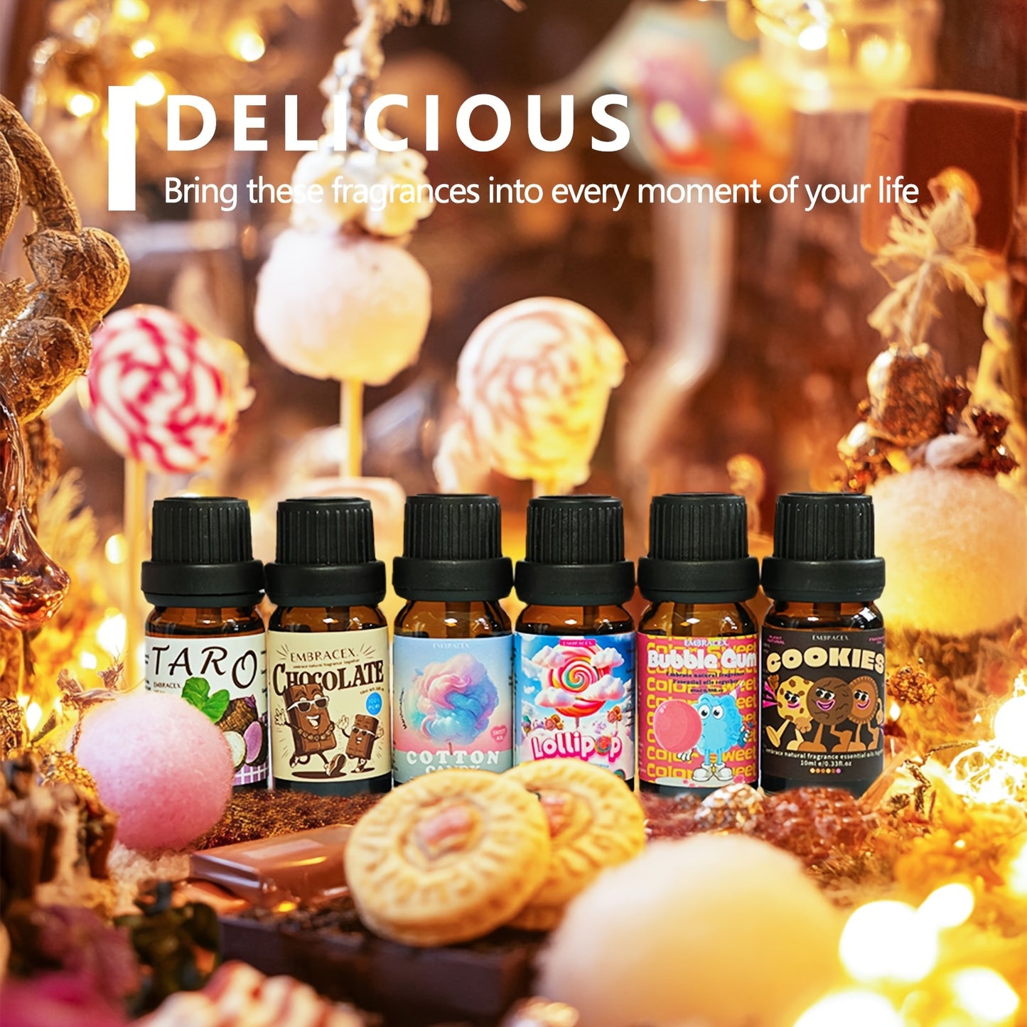 EmbraceX Essential Oil Gift Box Gourmet Fragrance Set
