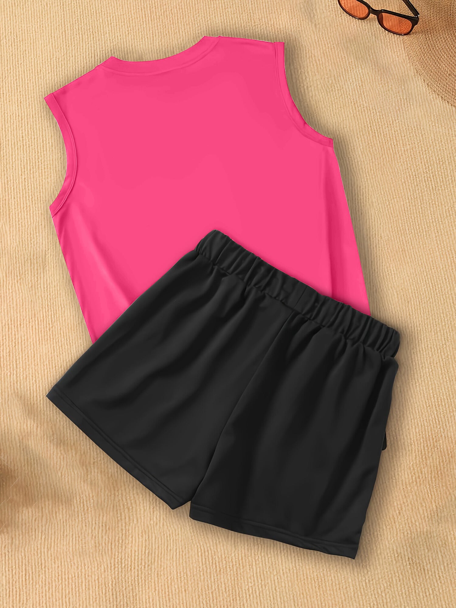 Planet Thiccness Gym Set Funny Workout Lover Sleeveless Top Shorts - Revitalize Mind Body