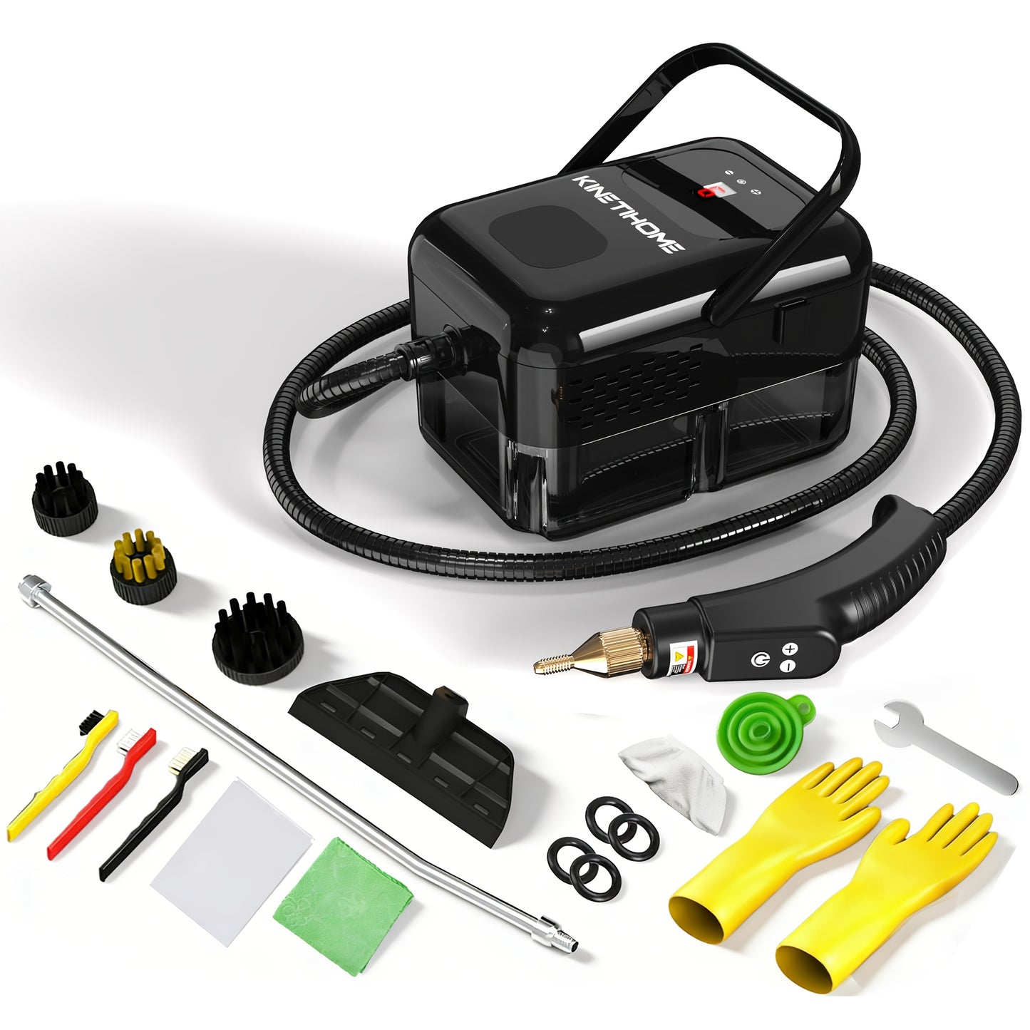 KinetiHome High Pressure Steam Cleaner Handheld for Home Use