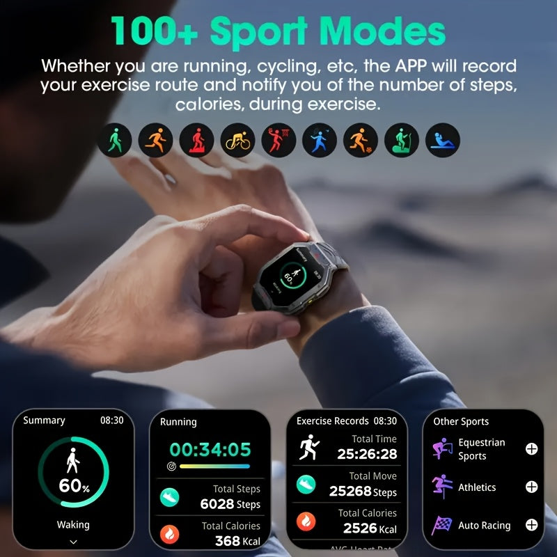 3CLOUDGE Smartwatch Android iPhone With Built In Calling