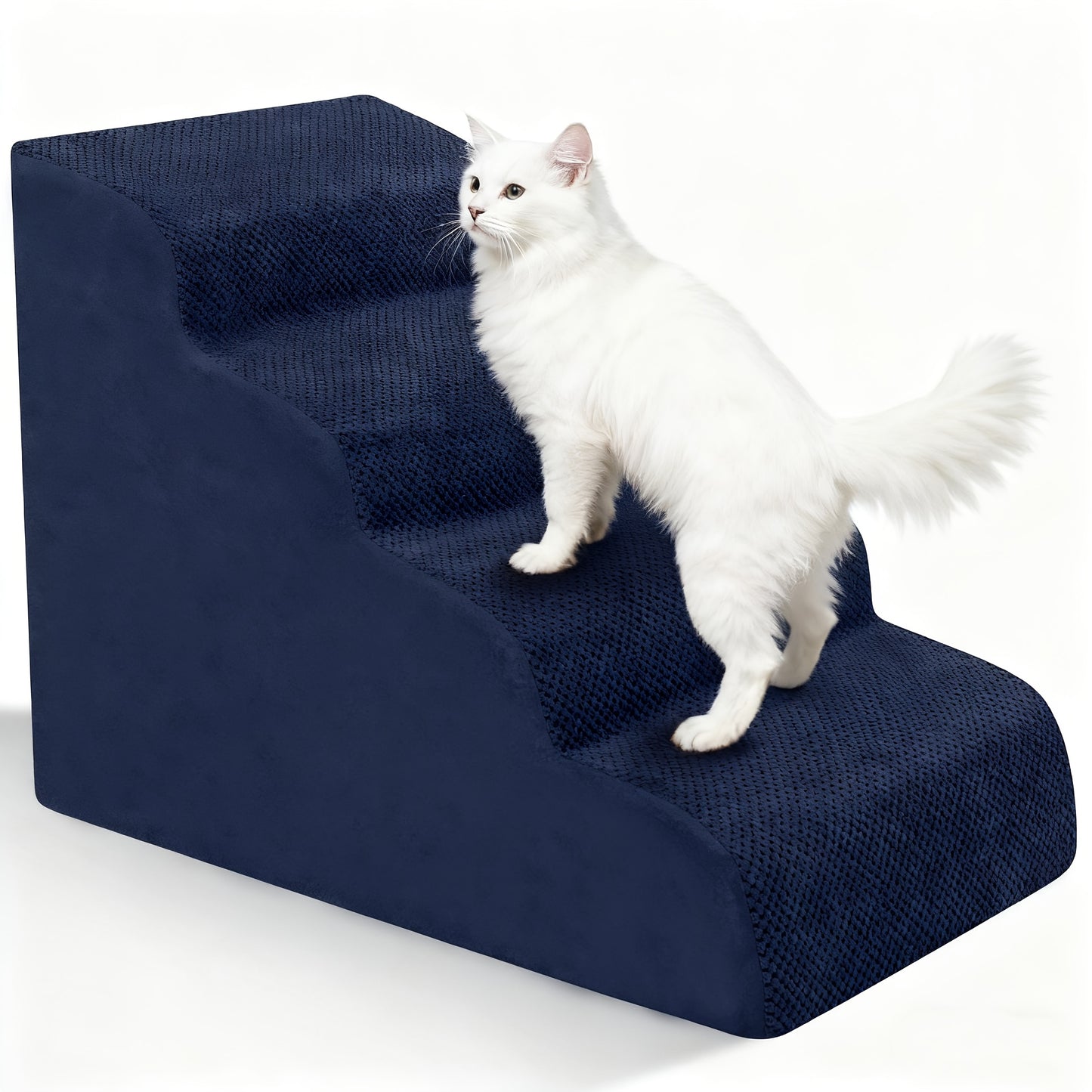 NIUBYA Premier Wide Dog Stairs with Non Slip Bottom