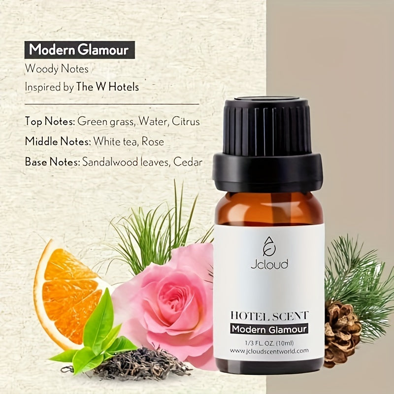 W Hotel-Inspired Luxury Essential Oil Blend - Pure Aromatherapy with Rose & Cedarwood, Perfect for Home Ambiance & Diffusers - Revitalize Mind Body