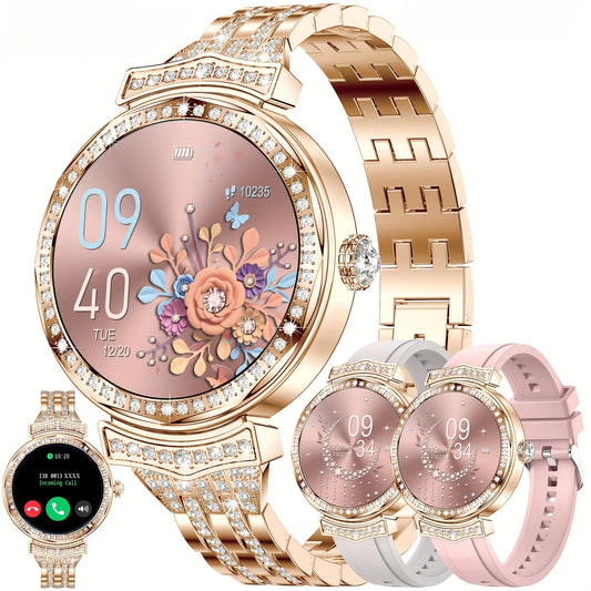 1.32" AMOLED Smart Watch For Women, Answer/Make Calls, Smart Fitness Watch For Women - Call Integration, Wireless Call Smart Watch For Android And IPhone, Fitness Tracker, Sleep Monitoring, Step Caloric, Call Information Prom - Revitalize Mind Body