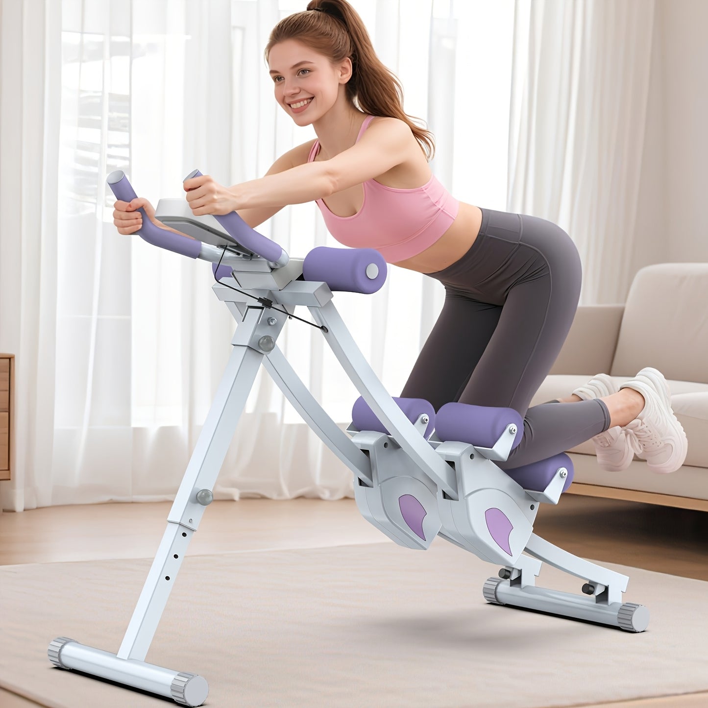 RMB Adjustable Foldable Abdominal Trainer With LCD Display