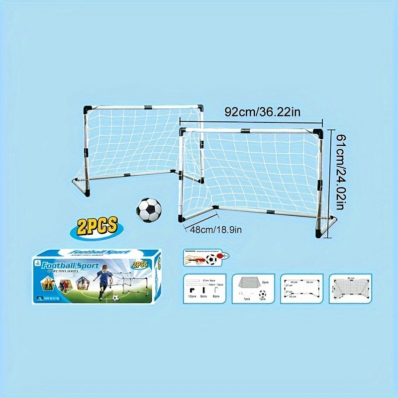 Two Piece Portable Soccer Gate Set for Indoor Outdoor Training