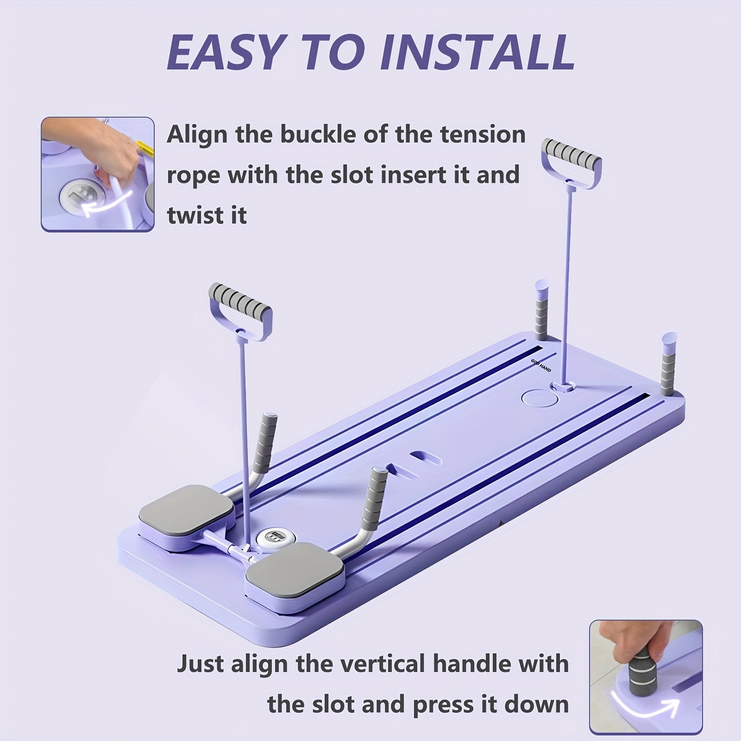 Multifunctional Pilates Board for Home Workout and Fitness - Revitalize Mind Body