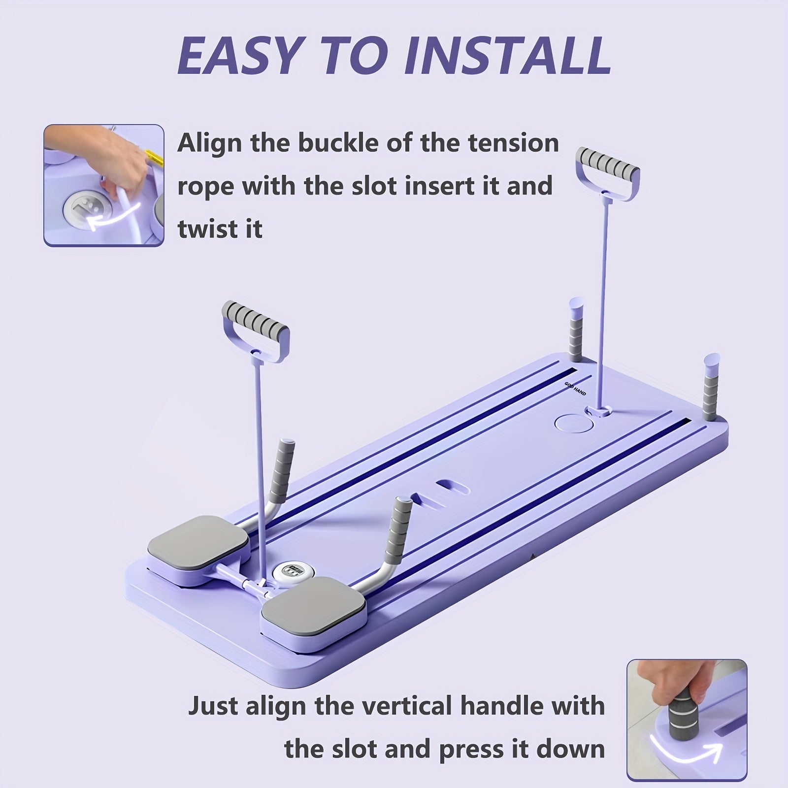 Multifunctional Pilates Board for Home Workout and Fitness - Revitalize Mind Body