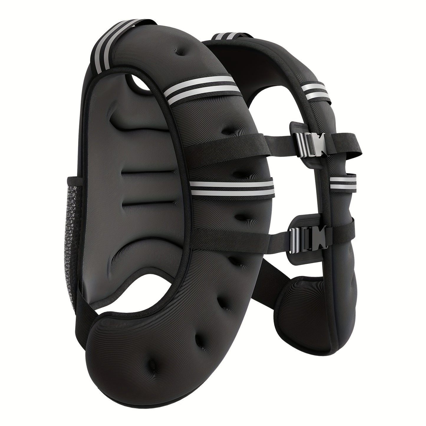 MAKIT HOME Weighted Vest With Reflective Strips And Adjustable Weights