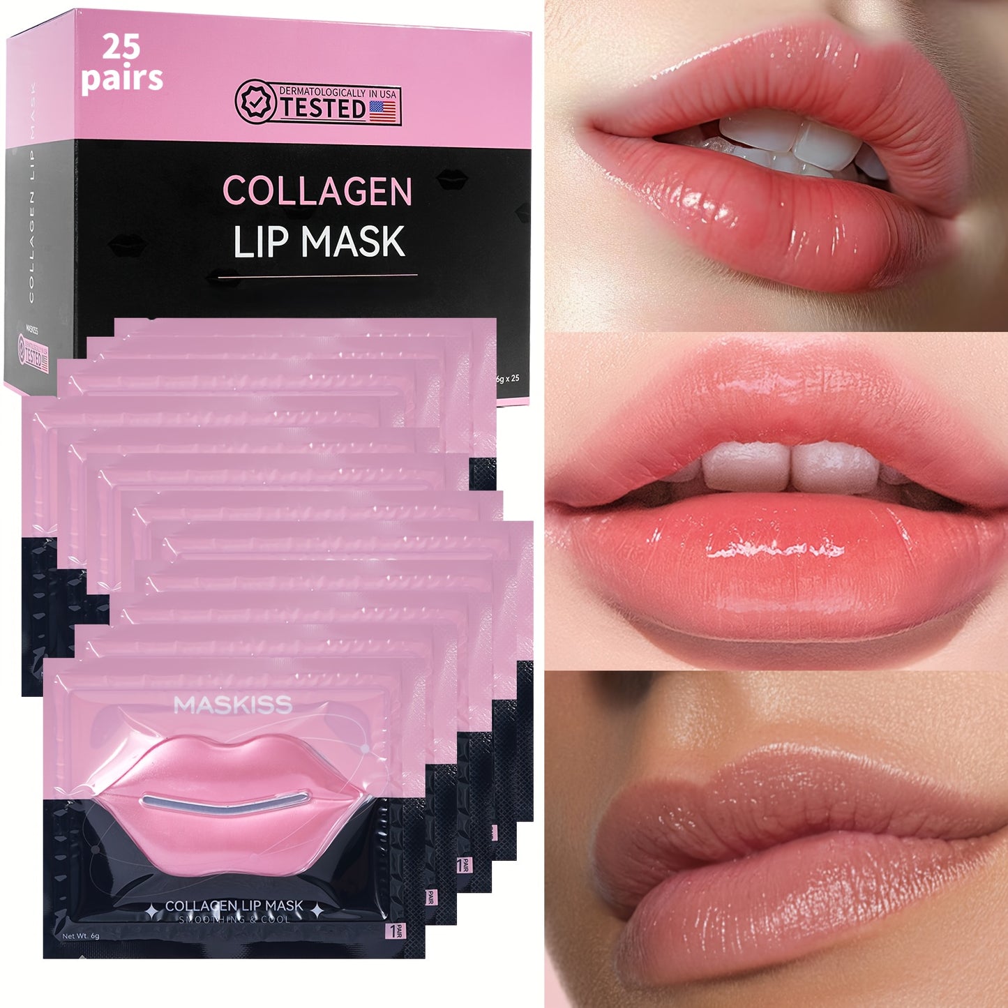 50pcs Hyaluronic Acid Eye & Lip Mask Set - Moisturizing, Firming, Hypoallergenic, Travel-Friendly for All Skin Types, Ideal for Wedding & Valentine's Day Gifts - Revitalize Mind Body