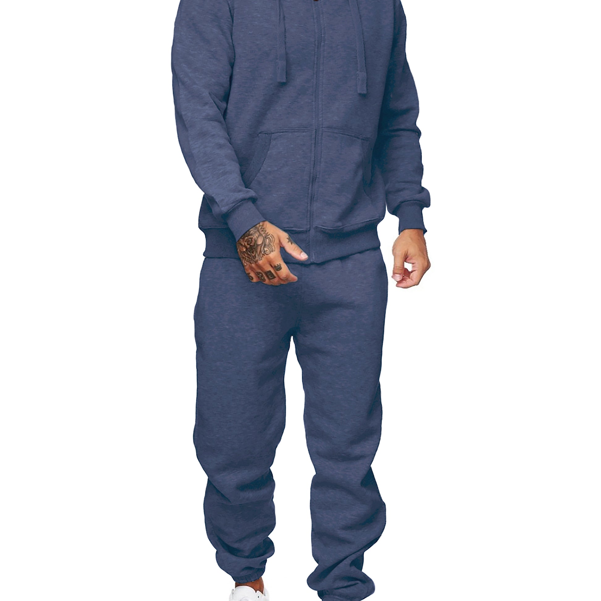 Sweatsuits For Men 2pcs Sets Men'S Tracksuit Set Leisure Suits Sweat Jackets Athletic Jogging Suits Casual Outfits - Revitalize Mind Body