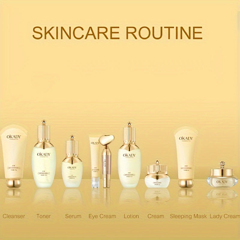 OKADY Ginseng Skincare Set Alcohol Free Hypoallergenic