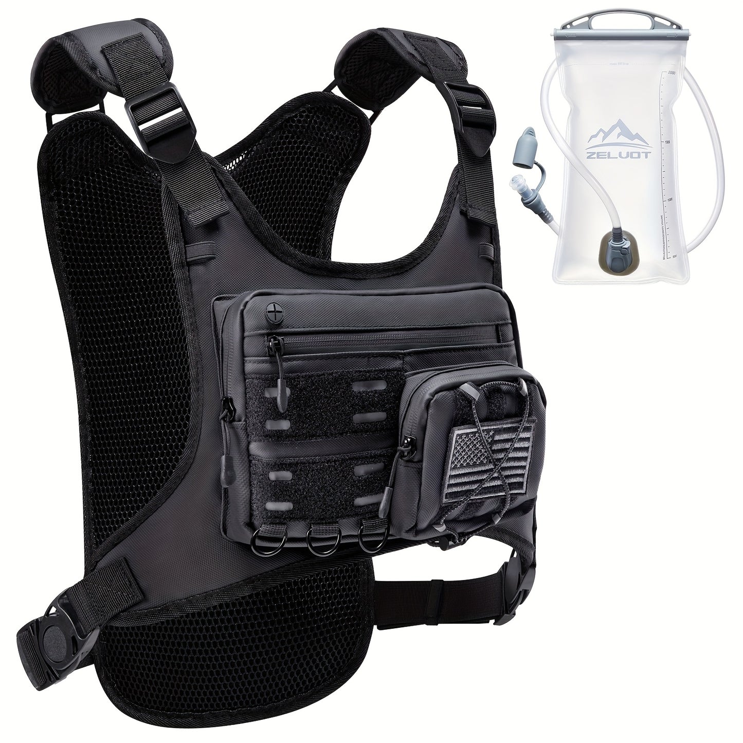 Lightweight Hydration Vest With 2L Bladder For Running - Revitalize Mind Body