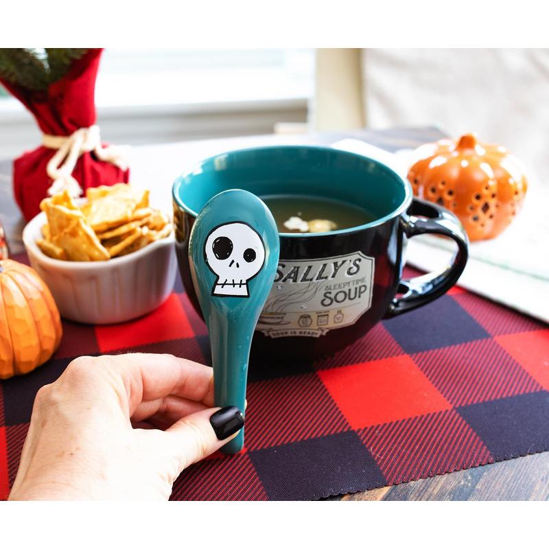 Silver Buffalo Disney The Nightmare Before Christmas "Sally's Sleepy Time" Ceramic Soup Mug