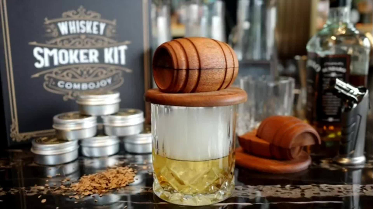 Whiskey Smoker Kit Gift Box With Torch Sawdust Flavors
