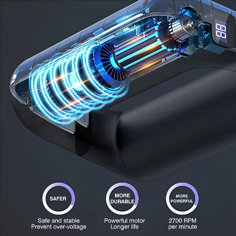 Fascia Ring Massager Portable With 5 Modes And 5 Frequencies - Revitalize Mind Body