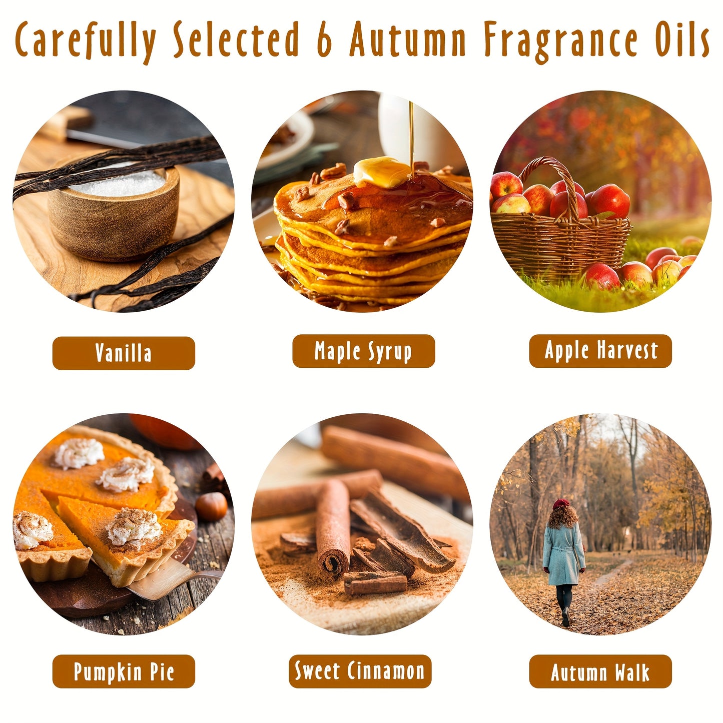 MitFlor Autumn Essential Oils Set for Diffusers