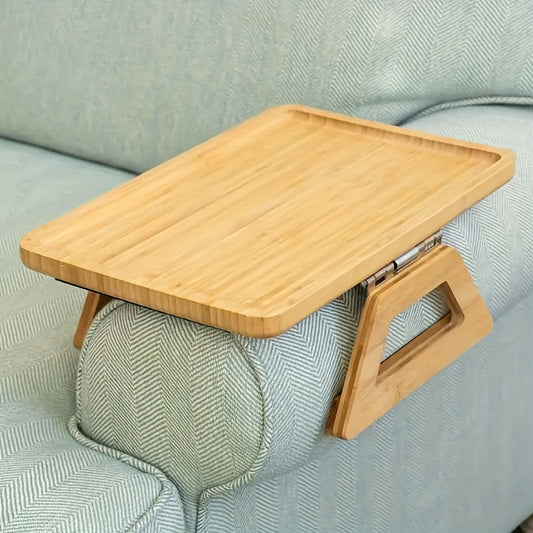 Brodark Couch Arm Table Clip On Tray For Sofa Living